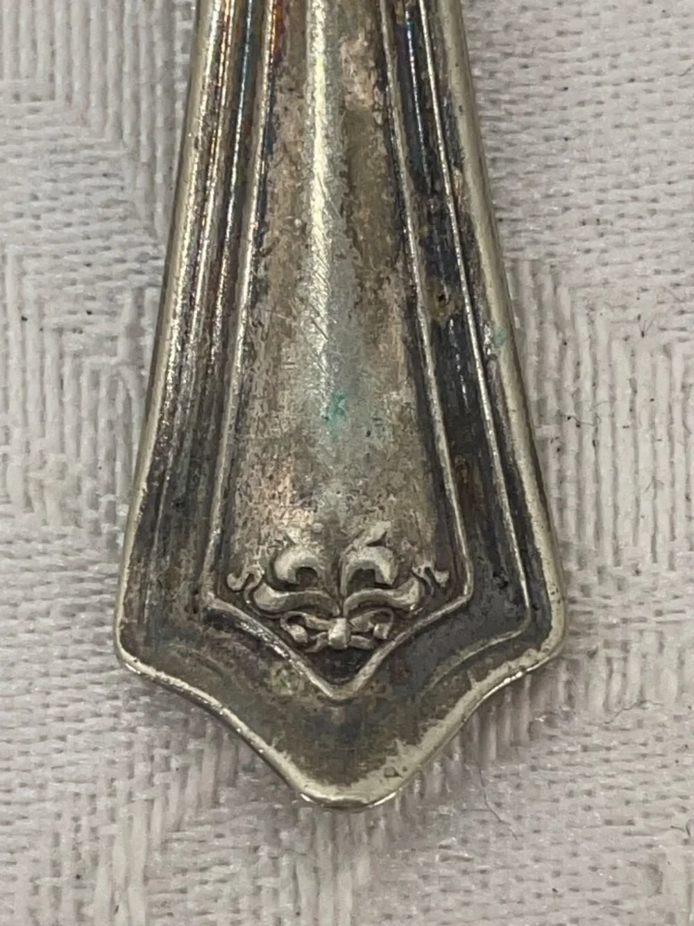 Childs Size Spoon and Fork Antique Elizabeth Silverplate 1918 Wm A. Rogers Mfg.